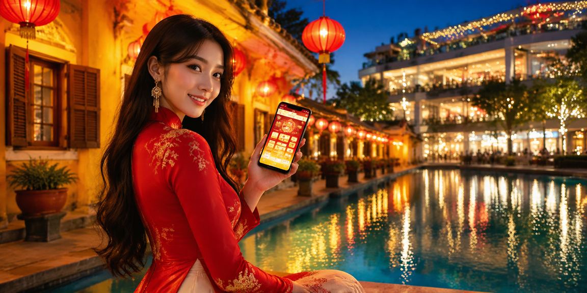 Người dùng Việt Nam trải nghiệm ứng dụng casino trực tuyến tại Hội An