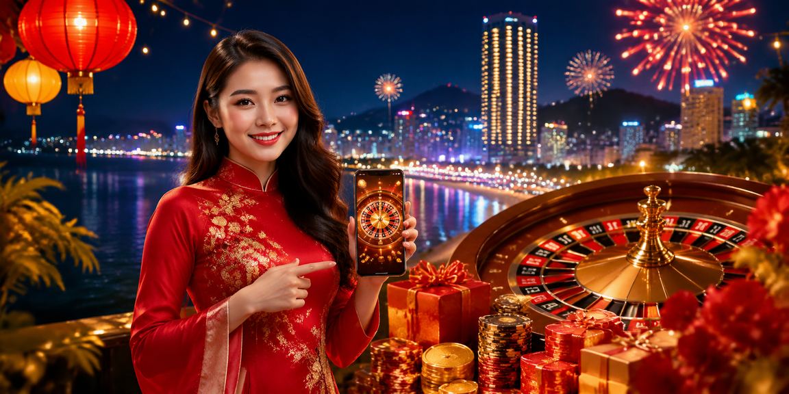 Người dùng Quy Nhơn mặc áo dài chơi Roulette trực tuyến trên điện thoại